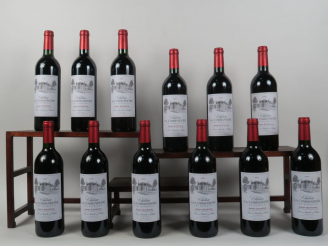 Vente aux enchères 12 BOUTEILLES CHÂTEAU LA COMMANDERIE SAINT ESTEPHE - 2000 - ETLT