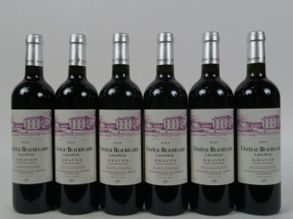 Vente aux enchères 6 BOUTEILLES CHÂTEAU BEAUREGARD LAGUPEAU GRAVES - 2005