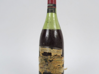 Vente aux enchères 1 BOUTEILLE RICHEBOURG DOMAINE DE LA ROMANÉE CONTI - 1970 - 7,5 CM/ETA