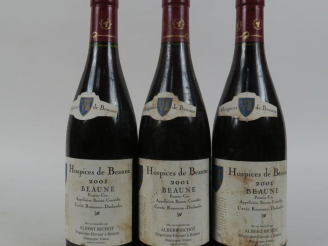 Vente aux enchères 3 BOUTEILLES HOSPICES DE BEAUNE 1er CRU 'CUVEE ROUSSEAU DESLANDES' - 2