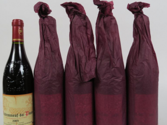 Vente aux enchères 5 BOUTEILLES CHÂTEAUNEUF DU PAPE EARL JEAN ET JEAN-PAUL VERSINO - 2005