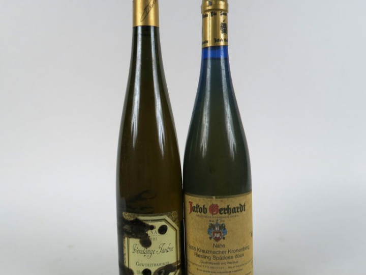 2 BOUTEILLES : 1 GEWURZTRAMINER 'VENDANGE TARDIVES' CAVE DE TURCKHEIM 