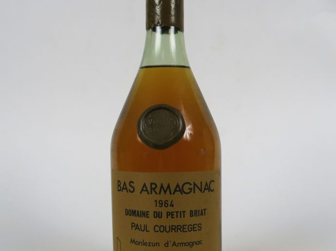 1 BOUTEILLE BAS ARMAGNAC PAUL COURREGES 'VIEILLE RESERVE' - 1964 - COF