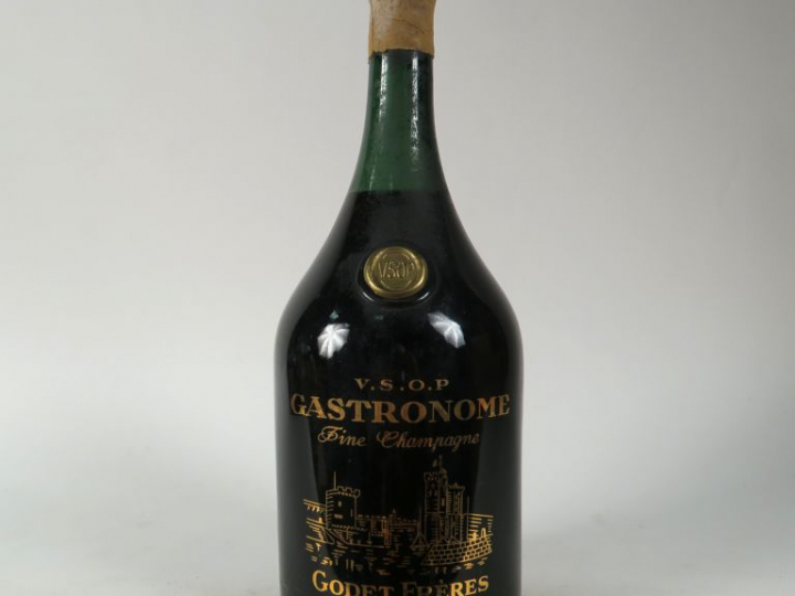 1 POT (2,5 L)  FINE CHAMPAGNE 'GASTRONOME' GODET FRERES V.S.O.P.
