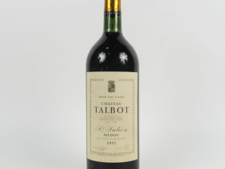 Vente aux enchères 1 MAGNUM CHÂTEAU TALBOT GCC ST JULIEN - 1955 - CBO - BG