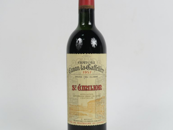 1 BOUTEILLE CHÂTEAU CANON LA GAFFELIERE GCC ST EMILION - 1957 - HEP/CA