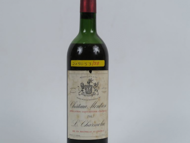 1 BOUTEILLE CHÂTEAU MONTROSE GCC ST ESTEPHE - 1963 - MEP-BEP