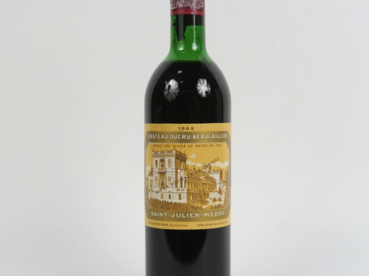 1 BOUTEILLE CHÂTEAU DUCRU BEAUCAILLOU GCC ST JULIEN - 1969 - HEP
