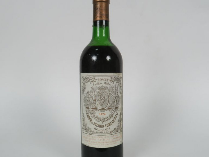 1 BOUTEILLE BARON DE PICHON LONGUEVILLE GCC PAUILLAC - 1974 - MEP/ELT