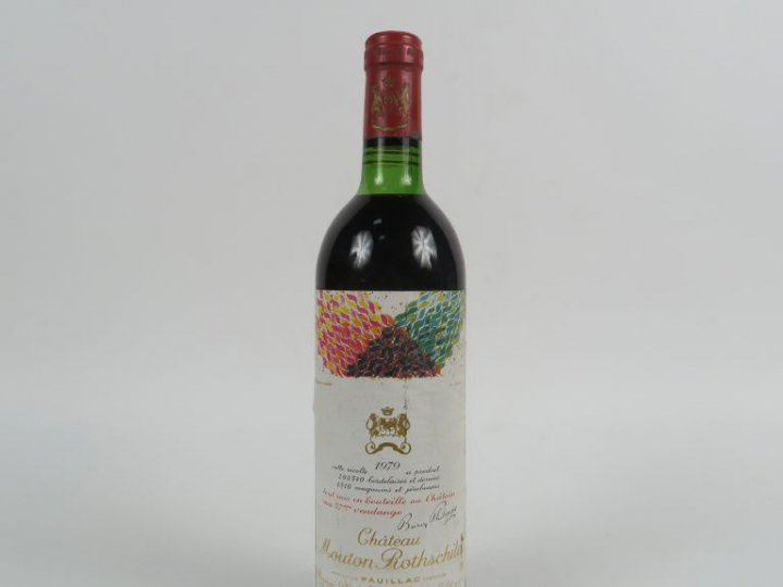 1 BOUTEILLE CHÂTEAU MOUTON ROTHSCHILD 1er GCC PAUILLAC - 1979 - LB/ELA