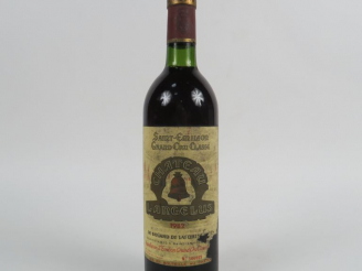Vente aux enchères 1 BOUTEILLE CHÂTEAU L'ANGELUS GCC SAINT EMILION - 1982 - BG/ELA/ELS