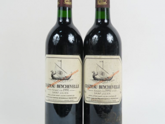 Vente aux enchères 2 BOUTEILLES CHÂTEAU BEYCHEVELLE GCC ST JULIEN - 1991
