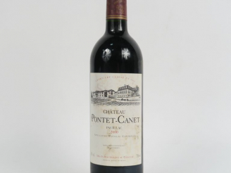 Vente aux enchères 1 BOUTEILLE CHÂTEAU PONTET CANET GCC PAUILLAC - 2000
