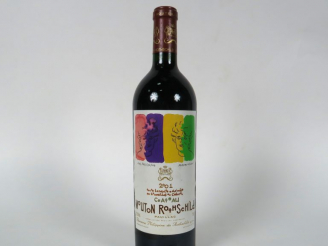 Vente aux enchères 1 BOUTEILLE CHÂTEAU MOUTON ROTHSCHILD 1er GCC PAUILLAC - 2001 - ETLA