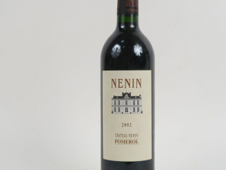 Vente aux enchères 1 BOUTEILLE CHÂTEAU NENIN POMEROL - 2002