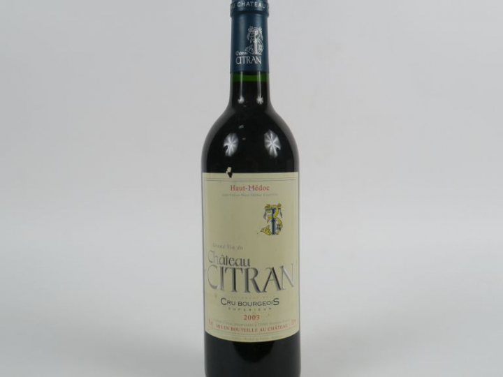 1 BOUTEILLE CHÂTEAU CITRAN HAUT MEDOC - 2003 - ETLA