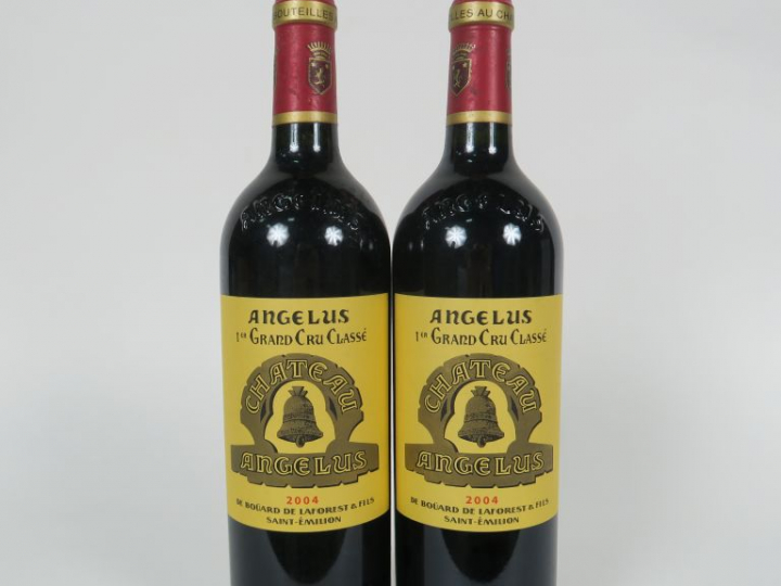 2 BOUTEILLES CHÂTEAU ANGELUS 1er GCC ST EMILION - 2004