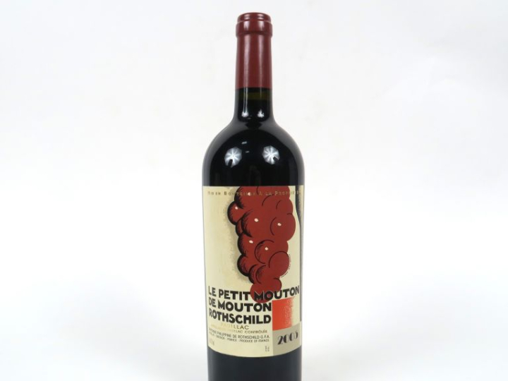 1 BOUTEILLE LE PETIT MOUTON DE MOUTON ROTHSCHILD PAUILLAC - 2005