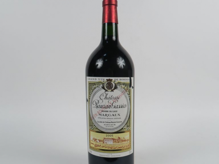 1 MAGNUM CHÂTEAU RAUZAN GASSIES GCC MARGAUX - 2005 - ETLA