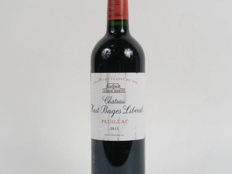 Vente aux enchères 1 BOUTEILLE CHÂTEAU HAUT BAGES LIBERAL GCC PAUILLAC - 2011 - ELT