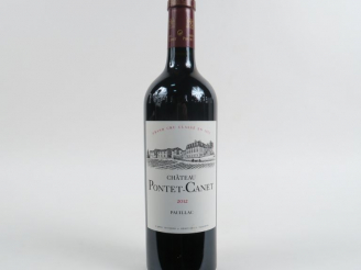 Vente aux enchères 1 BOUTEILLE CHÂTEAU PONTET CANET GCC PAUILLAC - 2012