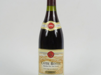 Vente aux enchères 1 BOUTEILLE CÔTE ROTIE 'CÔTES BRUNE ET BLONDE' E. GUIGAL - 1990