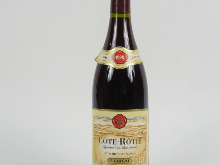 1 BOUTEILLE CÔTE ROTIE 'CÔTES BRUNE ET BLONDE' E. GUIGAL - 1990