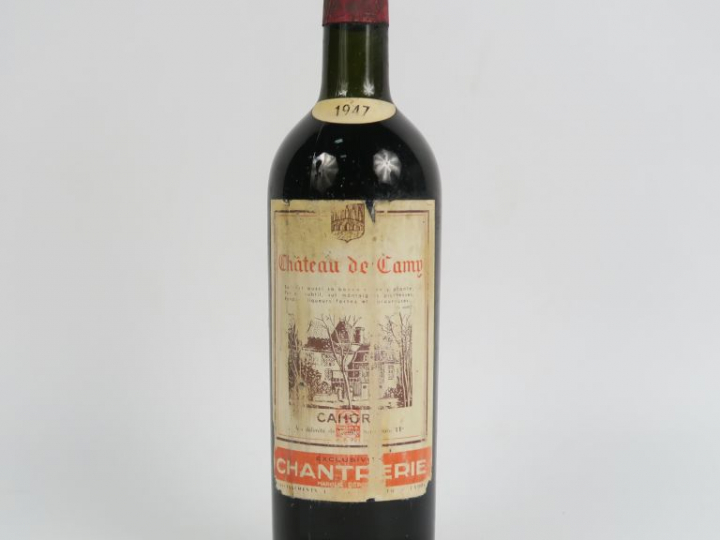 1 BOUTEILLE CHÂTEAU DE CAMY CAHORS - 1947 - LB/ELA