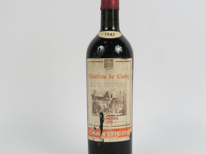 1 BOUTEILLE CHÂTEAU DE CAMY CAHORS - 1947 - BG/EA