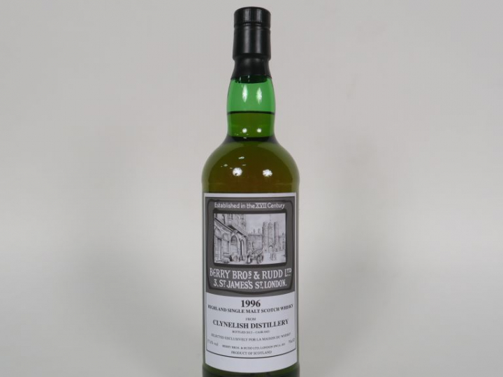 1 BOUTEILLE GLYNELISH (70cl/57,1°) 'For LMDW' Distillation : 1996 - Em