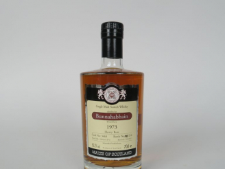 Vente aux enchères 1 BOUTEILLE BUNNAHABAIN (70cl/50,2°) 'Sherry Butt / 216 bouteilles' Di