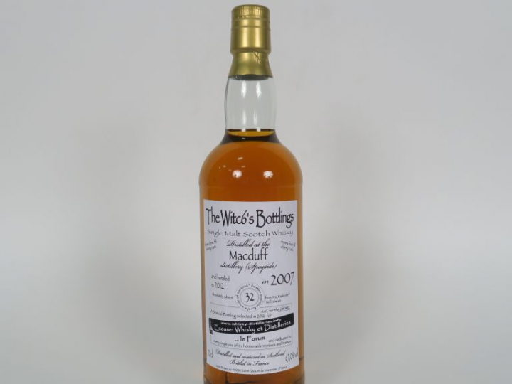 1 BOUTEILLE MACDUFF (70cl/67°) 'JB for the Witch 6 / First Fill Sherry