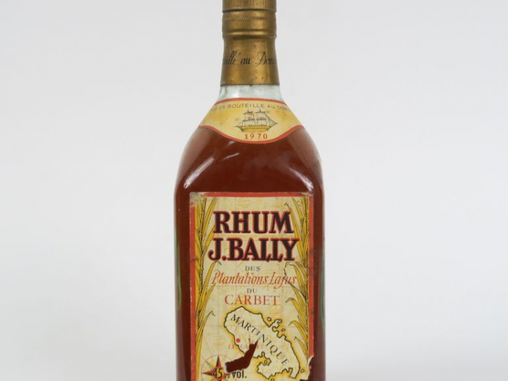 1 BOUTEILLE RHUM J. BALLY 45° - 1970