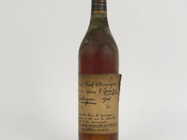 1 VIEILLE BOUTEILLE GRAND ARMAGNAC SEMPÉ 42°