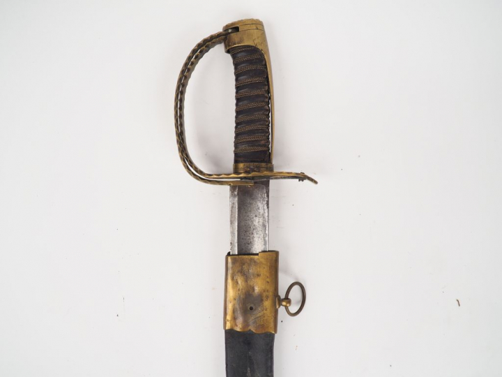 Sabre révolutionnaire à la Montmorency, monture à garde tournante et c