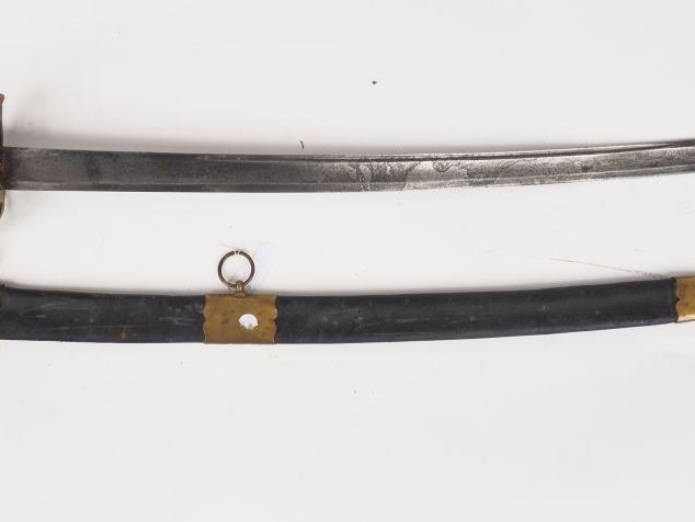 Sabre révolutionnaire à la Montmorency, monture à garde tournante et c