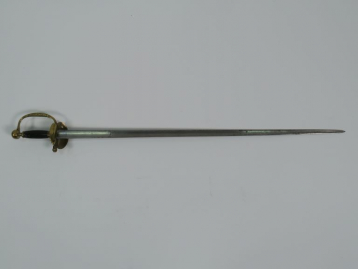 Belle épée à clavier fixe époque restauration (Modèle 1816), monture e