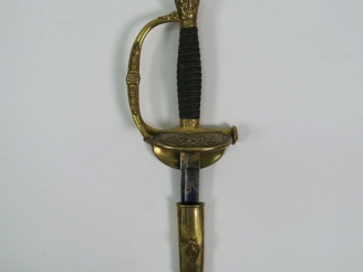 Vente aux enchères Belle épée d’officier supérieur de la garde nationale époque Louis-Phi