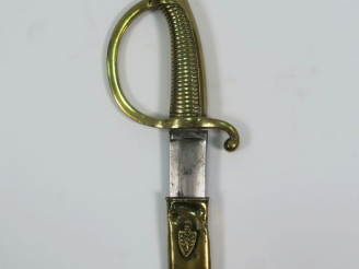 Vente aux enchères Sabre briquet type AN XI de petite proportion fabrication de l’industr