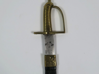Vente aux enchères Sabre briquet ancien régime modèle 1767 issu de la « Manufacture Royal