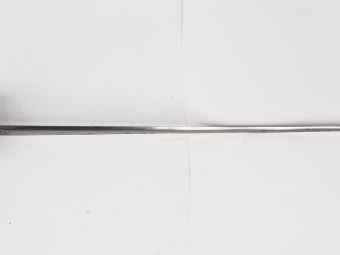 Superbe épée de cour, lame triangulaire à trois pas creux à décor de 7