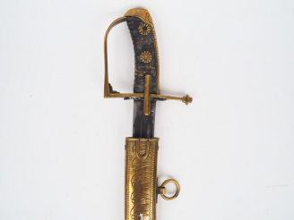 Vente aux enchères Réplique moderne d’un sabre d’officier de cavalerie Austro-Hongroise l