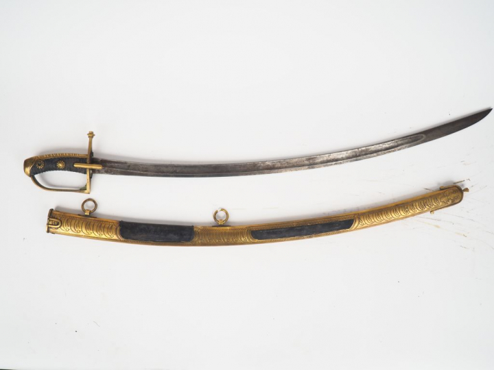 Réplique moderne d’un sabre d’officier de cavalerie Austro-Hongroise l