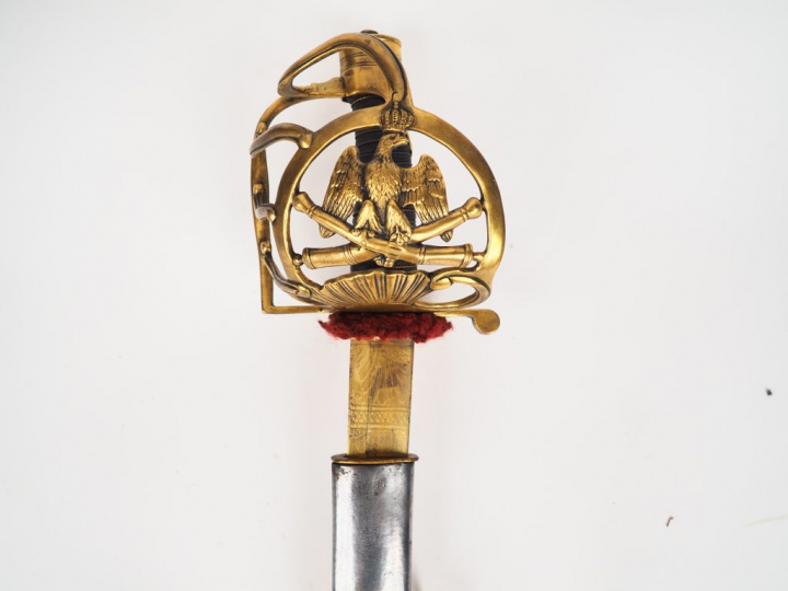 Sabre dans le goût de ceux portés par les officier du train d’artiller