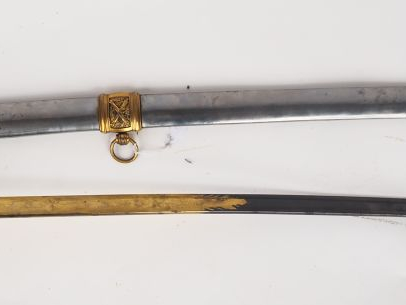 Sabre dans le goût de ceux portés par les officier du train d’artiller