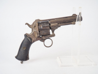 Vente aux enchères Revolver belge en calibre 9 mm à broche, version à cadre fermé canon o