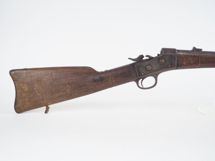 Mousqueton Remington Rolling-block, mécanisme fonctionnel en calibre 5