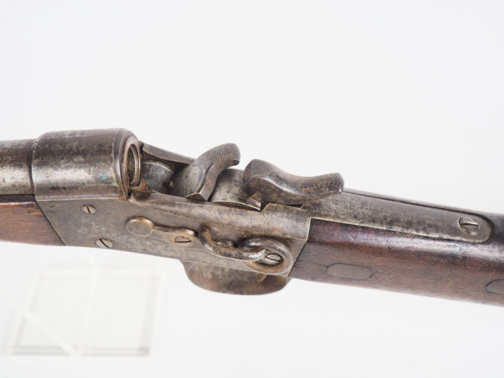 Mousqueton Remington Rolling-block, mécanisme fonctionnel en calibre 5
