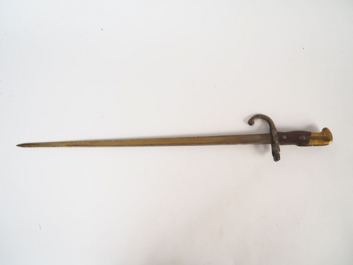 Baïonnette française pour fusil gras infanterie 1874 issue de la manuf