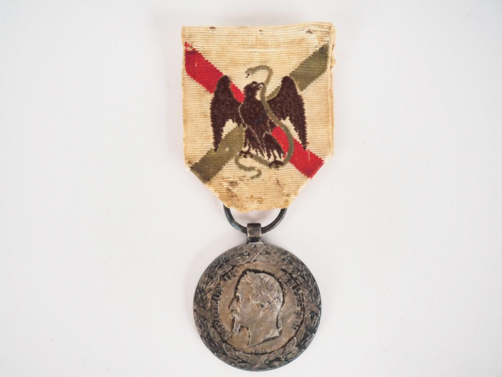 Médaille commémorative de la campagne du Mexique. (médaille instituée 